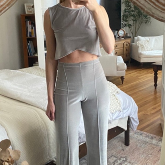 Ripley Rader Ladylike Velvet Crop Top - Size 3 (M/L) - Picture 10 of 10